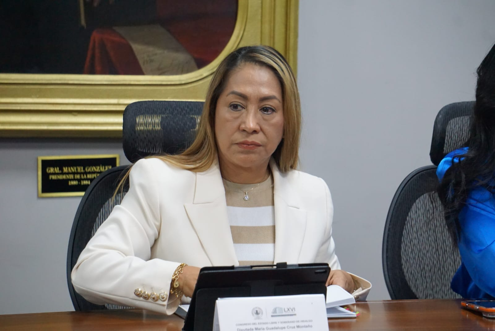 Regresa diputada del PVEM acusada de falsificación; niega mal uso de recursos legislativos